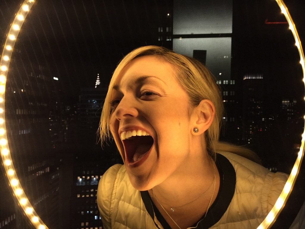 Tammy finds something funny...